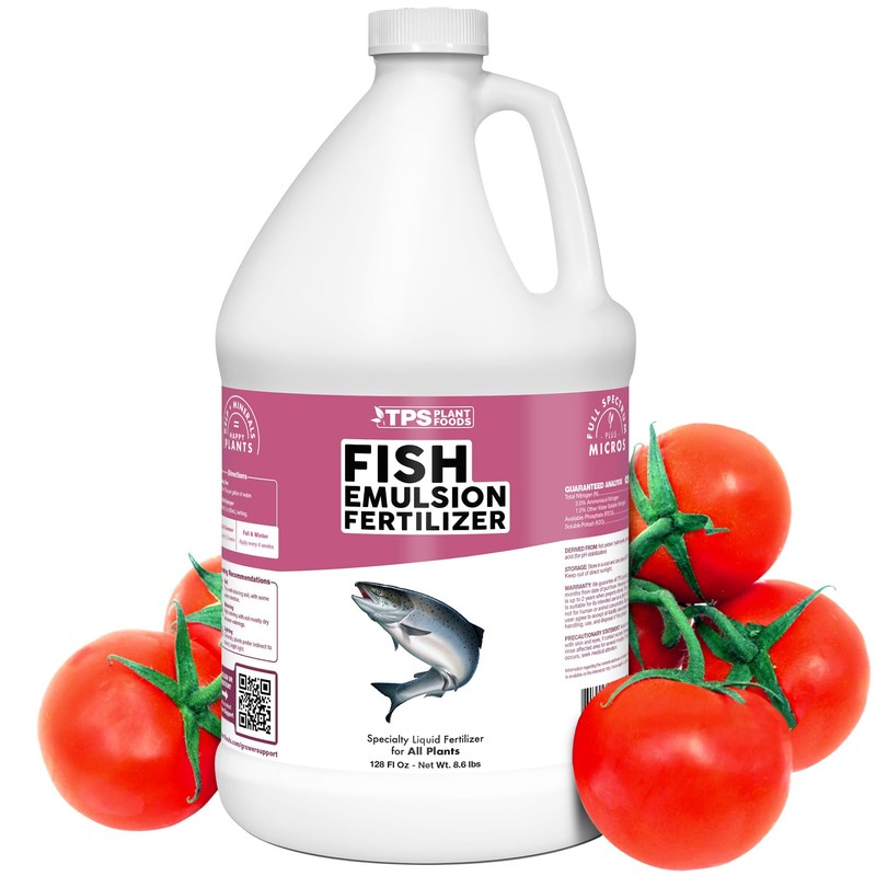 Fish Emulsion Fertilizer – Liquid Salmon Supplement for Fast Nutrient