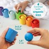 Wooden Color Matching Montessori Toy, Balls in Cups:_Small
