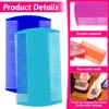 JIYIN 14PCS Flea Combs Double-Sided Fine Tooth Combs, Plastic Lice