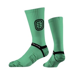 Overtime Elite Crew Socks, 1-Pack, DOVES GREEN