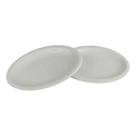 Boris 12 Platos Tampiqueños Mini Blanco 22.9cm 332ml Ovalado