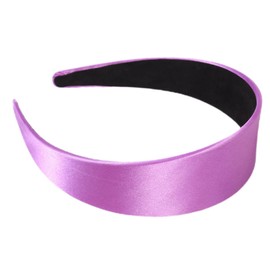 Vaguelly Elegant Purple Wide Headband for Women Face Washing Hairband Stylish Accessory for Spa Skincare Routines Chic Multi Purpose Headband