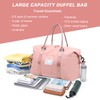 Sports Travel Duffle Bag,Weekender Bag Overnight Bag for Women,Waterproof Sport