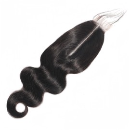 Czrleaty Brazilian Body Wave 2x6 HD Lace Closure with Baby Hair Bleached Knots Middle Part Lace Closure Wavy 2x6 Closure Human Hair Swiss Kim K 2x6 Lace Closure(22")