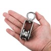 Pulley with 2 Ball Bearings, Fitness 304 Stainless Steel Pulley