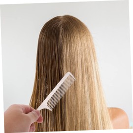 SAFIGLE 3pcs Stainless Steel Hair Cutting Comb Static Salon Combs for Hair Styling Portable Fine Tooth Design for Men and Women