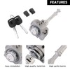 Yollky Front Door Lock Cylinder Set with Keys for Honda