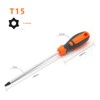 4-Piece T15 T20 T25 T30 Torx Screwdriver Set, 150 mm