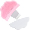 Hzopcw Manual Face Spatula, Metal Facial Scraper with Silicone Lid