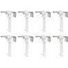Pack of 8 Clamp Holders for Klemmfix Roller Blind, Double