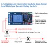Raindrops Sensor, 12V Rain Dectection Module Adjustable Rain Sensor Controller