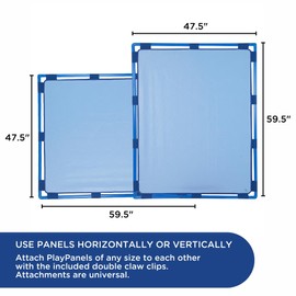 Children's Factory Big Screen PlayPanel, Kids Room Divider, Classroom Privacy Screen, Sky Blue