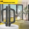 Alcan PGT Sliding Door Handle Replacement Set for Sliding Patio