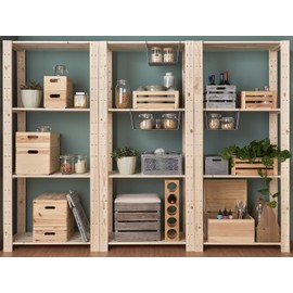 Zeller 13140 All-Purpose Box Pinewood 30 x 20 x 15 cm