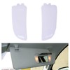 Set of 2 (1 Pair) Front Sun Visor Light Cover