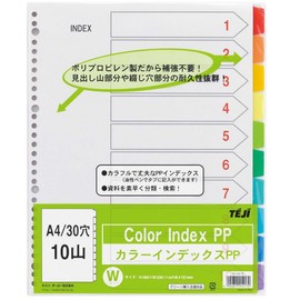 TAE Color Index PP IN-3410 A4 30 Hole 10 Pile