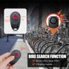 WSDCAM Upgraded Bike Alarm with Remote - 113dB Loud Anti-Theft