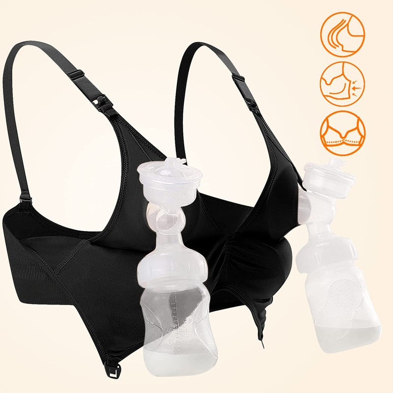 iloveSIA® Pumping Bra without Underwire Breast Pump Bra Nursing Bra