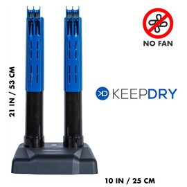 KEEPDRY Quiet Boot Dryer - Fanless, Energy-Efficient Shoe Dryer for Outdoor Enthusiasts - Warm & Dry Safely while Reducing Odors - ETL Certified