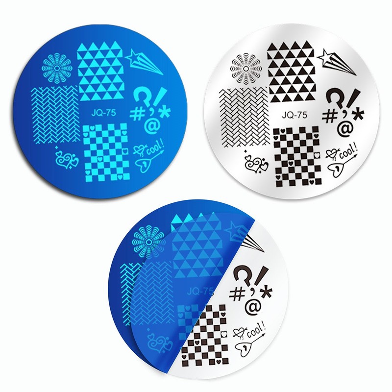 Nail Image Plate Set, Value Set of 17 (13 Plates+2