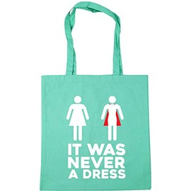 Hippowarehouse It was never a dress Tote Shopping Gym Beach Bag 42cm x38cm, 10 litres