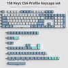 Fogruaden Shoko Keycaps, Double Shot PBT Keycaps, CSA Profile, 158