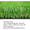 SunVilla Realistic Indoor/Outdoor Artificial Grass/Turf Sample Piece - 4 in