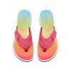 Clarks Clarks Women's Breeze SEA Flip-Flop, Bright Pink Ombre, 6