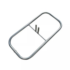 Sandbaggy Chain Link Fence Panel Base (Galvanized) - Temporary Fencing Stands - 1