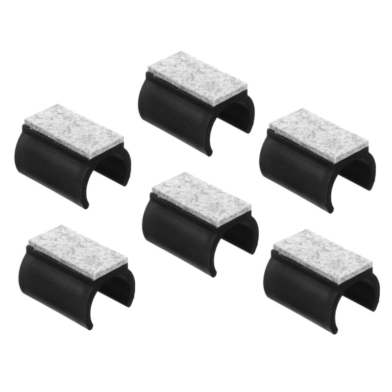 OSALADI 30pcs U-Shaped Chair Leg Floor Protectors Felt Pads Anti-Slip