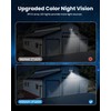 VIZIUUY Solar Security Cameras Wireless Outdoor, 3MP Pan Tilt 360°WiFi