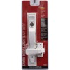 Larson Certified Storm Door White Push-Button Heavy-Duty Latch with Key