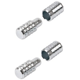 cyclingcolors 2 x Furniture Connectors Metal Guide Pin Connecting Pins for Tables and Extending Tables