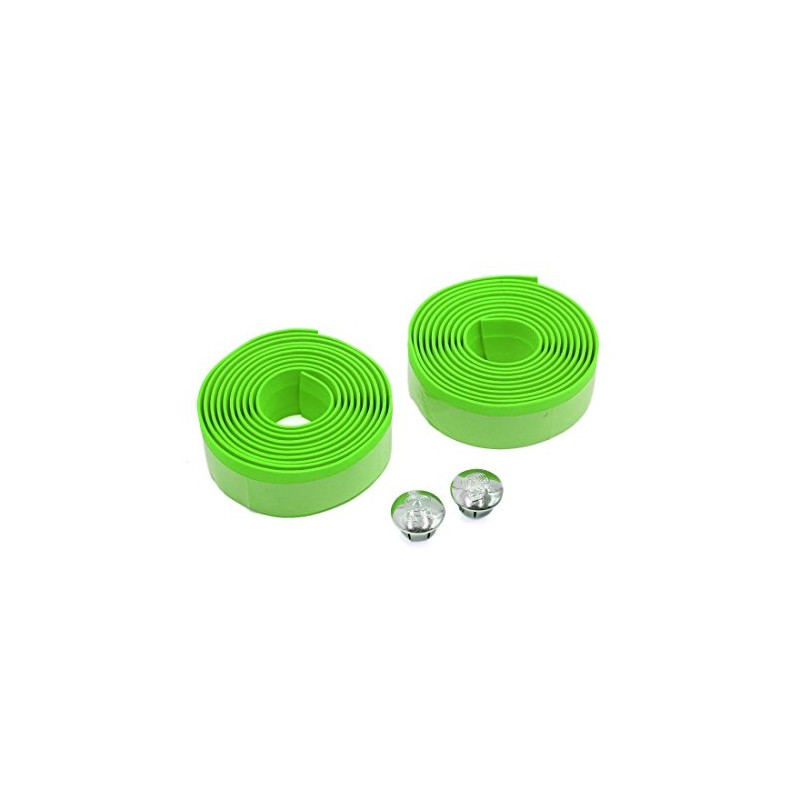 sourcing map 2pcs Green Foam Anti Slip Handlebar Tape Bar