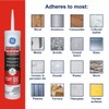 GE Supreme Silicone Caulk for Kitchen & Bathroom, Clear, 10