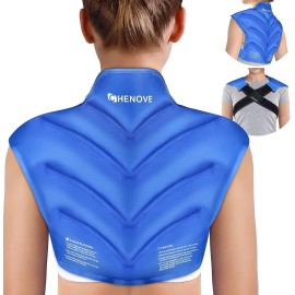 CHENOVE Blue 3 In 1 Therapeutic Thermal Compress Neck Back Shoulder Ice Pack With Straps