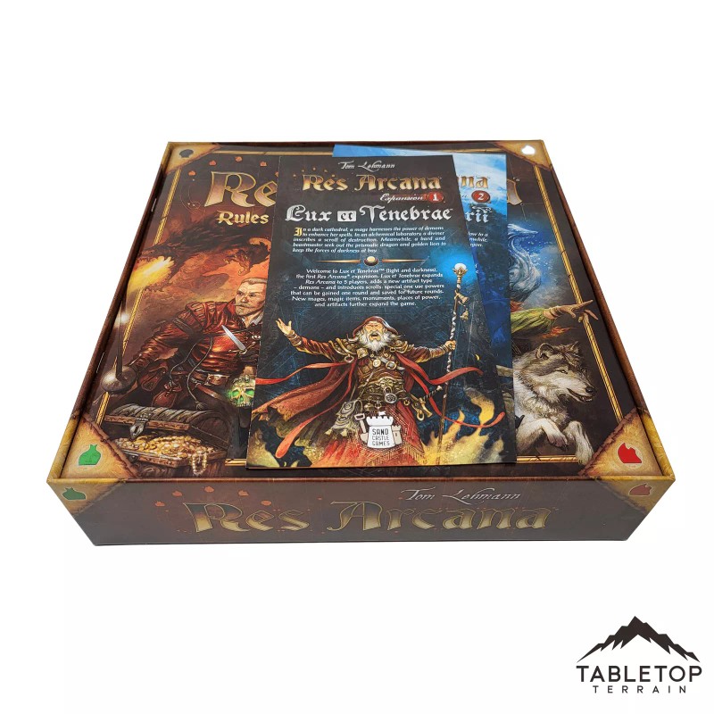 Tabletop Terrain Res Arcana with Expansions 1+2 Board Game Insert