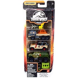 Matchbox 5 Pack Jurassic World Total Tracker Team
