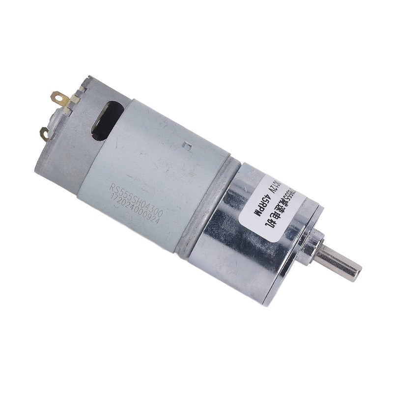 DC Geared Motor 45RPM Brass Coil Reversible Self Locking Wear