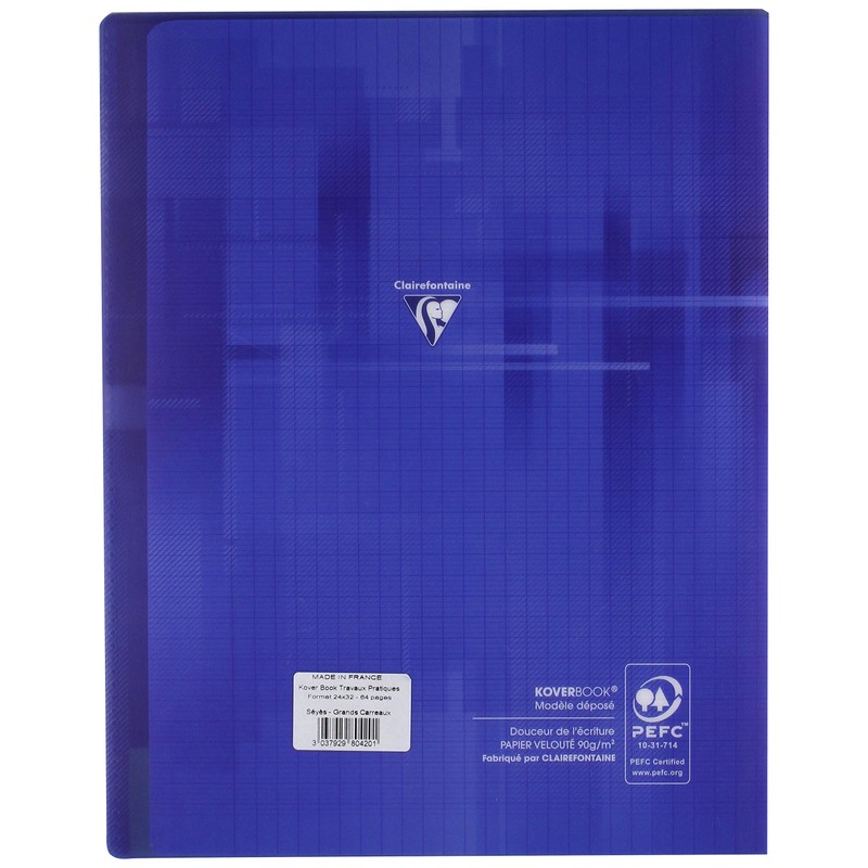 Clairefontaine Koverbook 980420C Exercise Book DIN A4+ 24 x 32