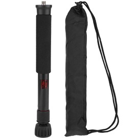 Mini Camera Monopod 48 Inch, Portable Adjustable Height Monopod Selfie Stick Mount Support Rod for DSLR Camera Mirrorless Camera, Flash, Mobile Phone(P-256A)