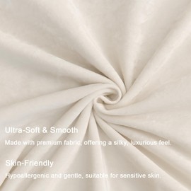 LR Rocaloca Greek Velvet Euro Sham Covers Set of 2 26x26 Luxury Soft Solid Pillow Covers for Living Room Bedroom Yard,White