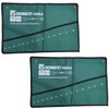 DraCra 2 Pack Wrench Roll Up Pouch Wrench Set Roll