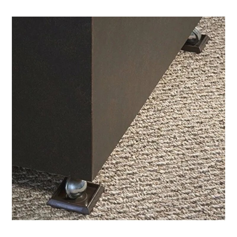 SoftTouch Furniture Caster Cups Square for Carpet or Durable Hard