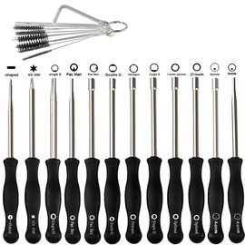 Uorimy 12-Pack Carburetor Adjustment Tool Carb Screwdriver Tool 2-Cycle Small Engine Carb Adjusting Tool Kit for STHIL Echo Husqvarna Poulan Trimmer Weedeater Chainsaw