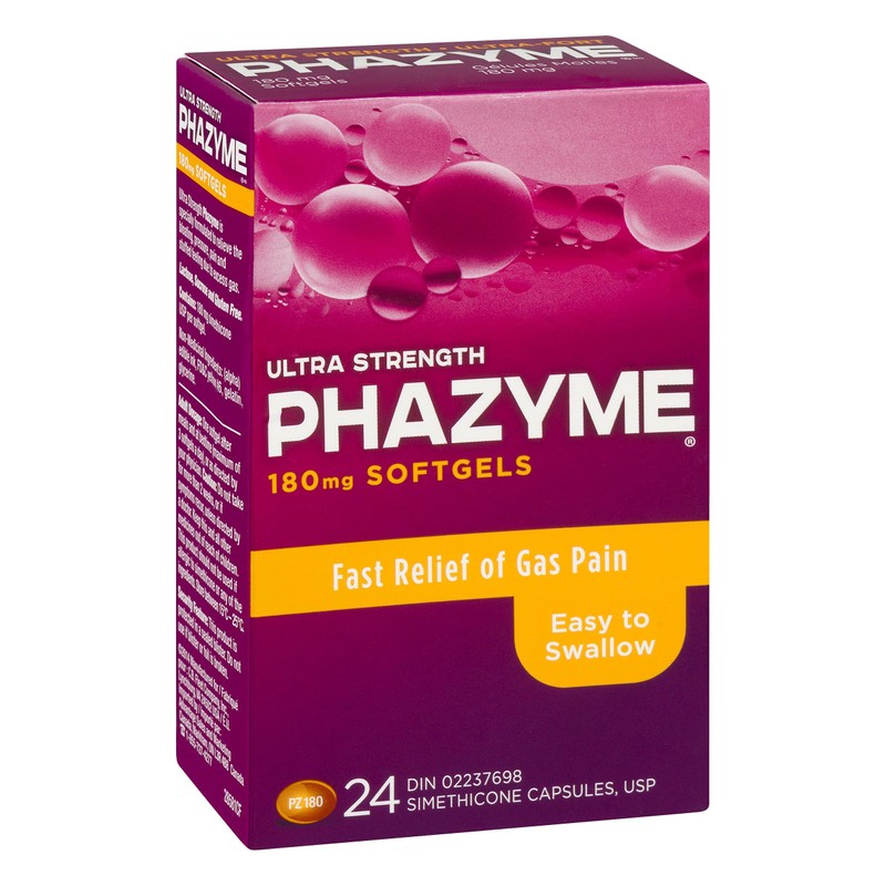 Phazyme Ultra-Strength Softgels, 24 Count