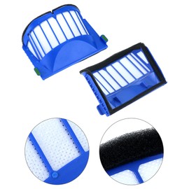 QWORK® 10-Piece Set Sweeping Robot Replacement Parts Compatible with iRobot Roomba 600 Series