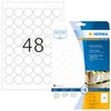 HERMA 10915 Power Etiketten rund, 25 Blatt, Ø 30 mm,