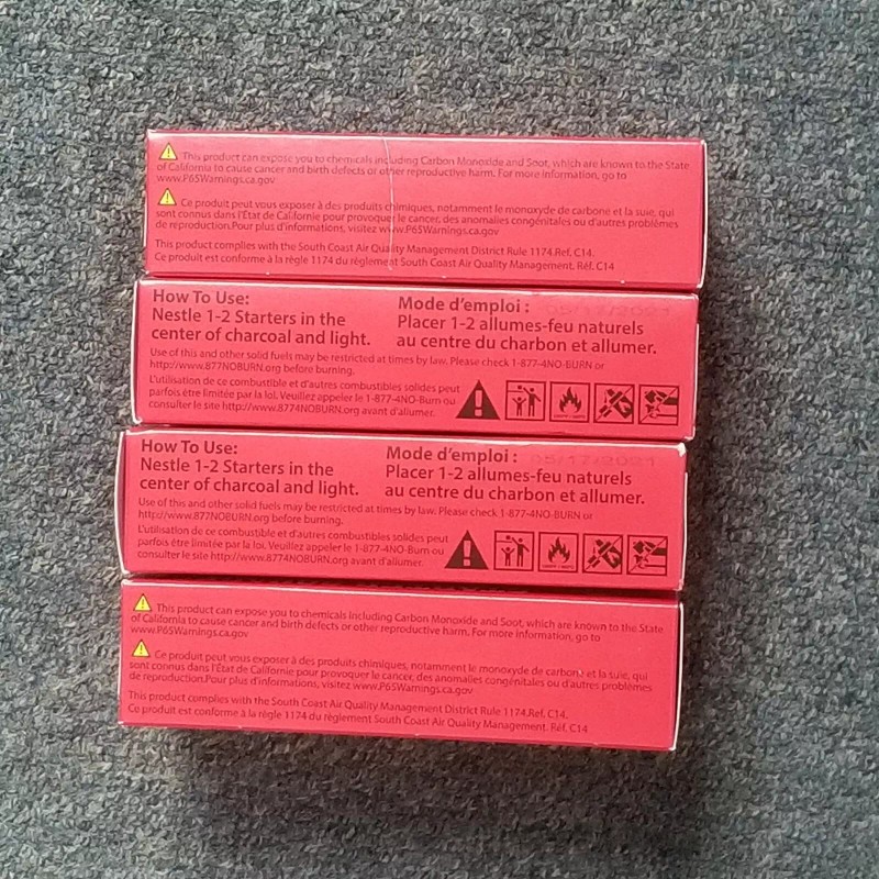 Royal Oak 4 Pack 24 ct Natural Fire Starter Squares