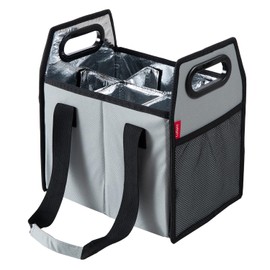 LUILANC Bottle Wine Carrier Collapsible 6 Bottle Storage Box Reusable Portable Wine Bottle Carrier Case for Tote Bag Moving, Vacation Bottle Caddy Grocery Shopping Wine Tasting Accessory